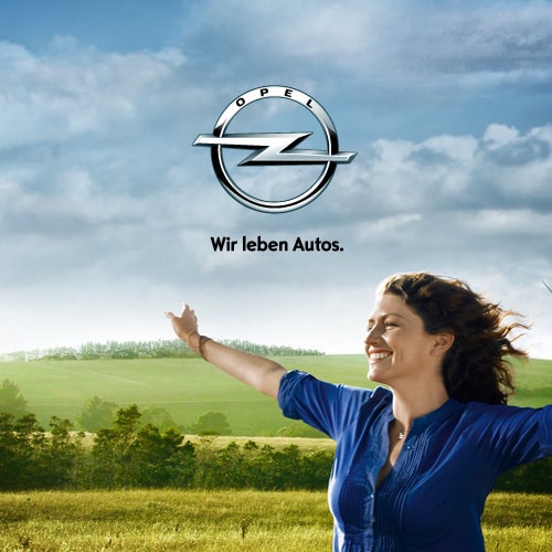Промо-страница для конкурса фотографий от дилера Opel