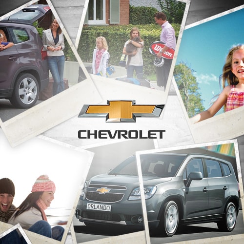 Страница для конкурса фотографий от дилера Chevrolet